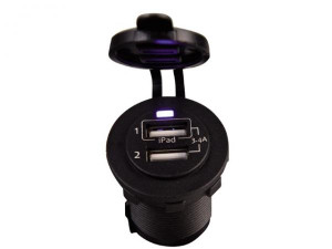 1482USB_STOPCONTACT_DUBBEL_3_4A_ZWART_MET_FLUSH_FRAME