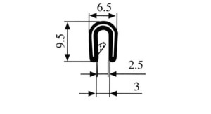 4763Klemprofiel_zwart_