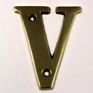 4974Messing_letter_8_cm_V