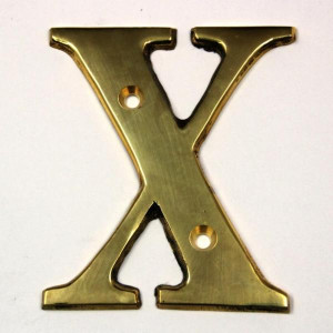 4976Messing_letter_8_cm_X
