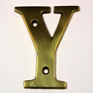 4977Messing_letter_8_cm_Y