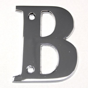 6513Messing_verchroomde_letter_4_cm_B