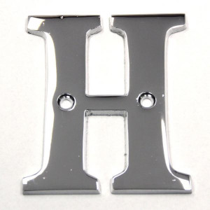 6518Messing_verchroomde_letter_4_cm_H
