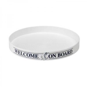 Dienblad_antislip_rond_Welcome_on_board__28_cm