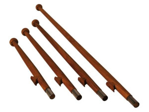 Vlaggenstok_teak_90cm